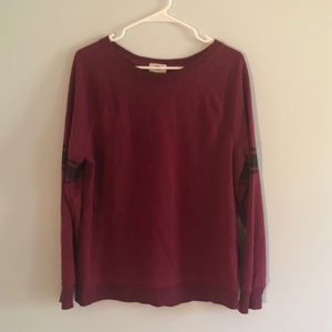 Old Navy Burgundy Crewneck